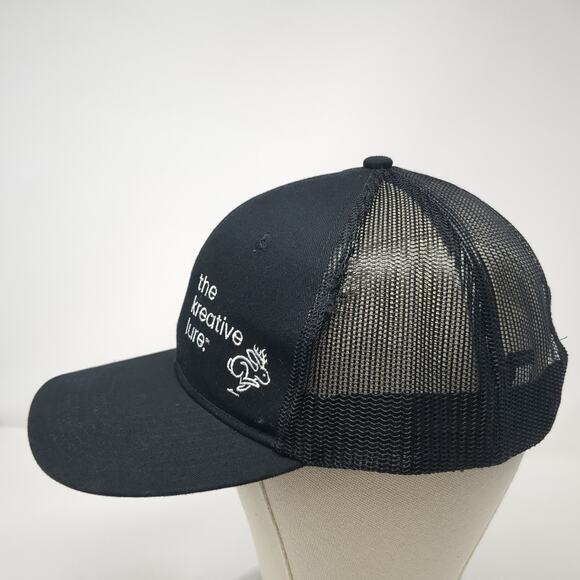 The Kreative Lure Snapback Trucker Hat Black One Size Adjustable Port Authority - Picture 3 of 10